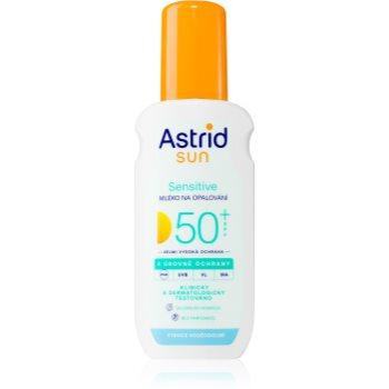 Astrid Sun Sensitive молочко для засмаги у формі спрею SPF 50+ з високим ступенем UV захисту 150 мл - зображення 1