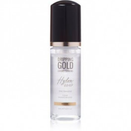   Dripping Gold Luxury Tanning Hydra Whip прозора пінка для автозасмаги для тіла та обличчя відтінок Medium 150 мл