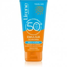   Lirene Sun заспокійлива захисна емульсія для чутливої шкіри SPF 50+ 90 мл