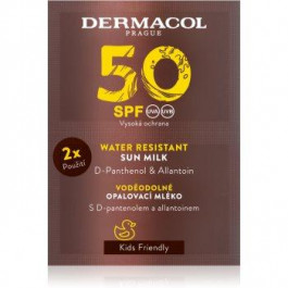   Dermacol Sun Water Resistant водостійке молочко для засмаги SPF 50 2x15 мл