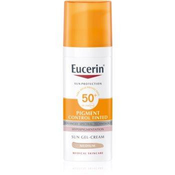 Eucerin Sun Pigment Control Tinted захисна емульсія проти гіперпігментації шкіри SPF 50+ відтінок Medium 50  - зображення 1
