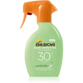 Bilboa Aloe Sensitive спрей для засмаги SPF 30 250 мл - зображення 1