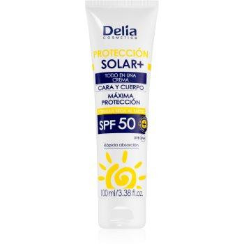 Delia Cosmetics Sun Protect крем-захист для обличчя SPF 50 100 мл - зображення 1
