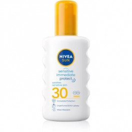   Nivea SUN Protect & Sensitive захисний спрей для засмаги SPF 30 200 мл