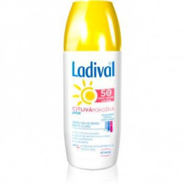   Ladival Sensitive Plus прозорий захисний спрей проти старіння шкіри для чутливої шкіри SPF 50+ 150 мл