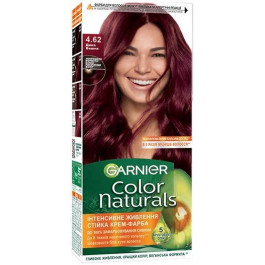   Garnier Стійка фарба  Color Naturals Інтенсивне живлення для волосся 4.62 Дика вишня (3600542591775)