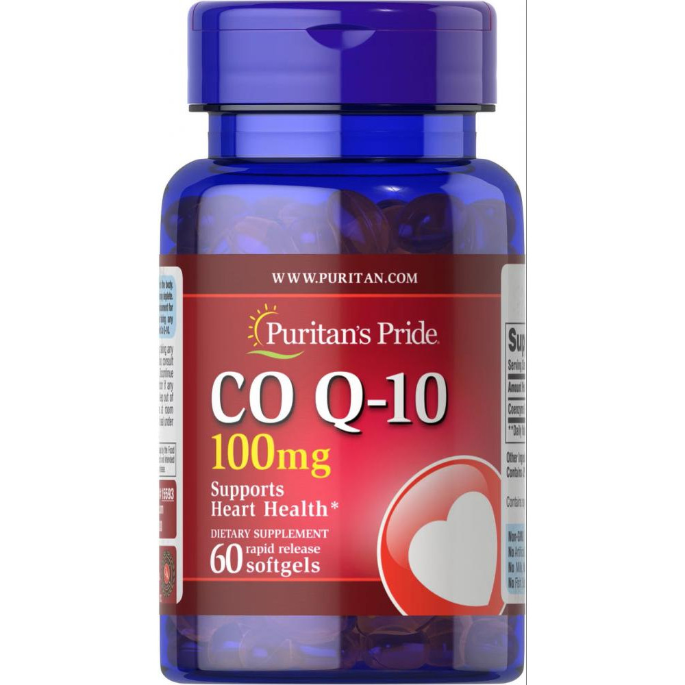 Puritan's Pride Co Q-10 100 mg 60 капс - зображення 1