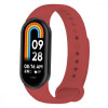 BeCover Силіконовий ремінець  для Xiaomi Mi Smart Band 8 Dark Red (709385) - зображення 1