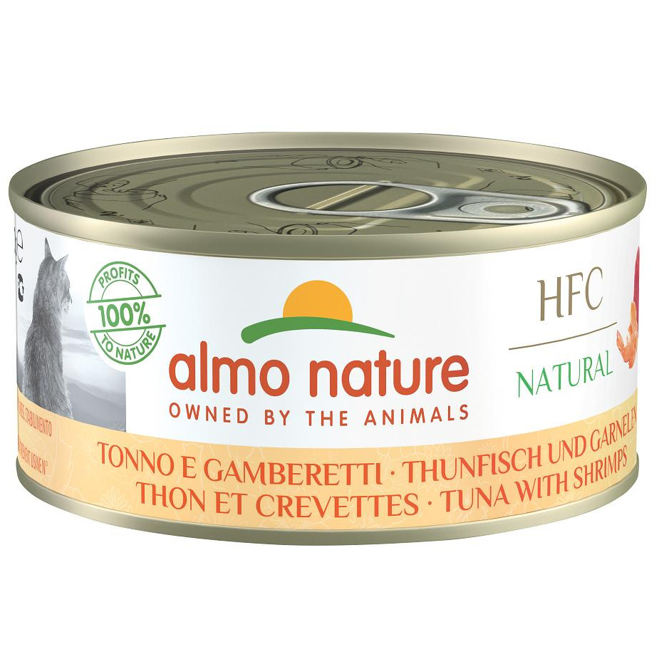 Almo Nature HFC Natural Adult Cat Tuna Shrimp 150 г (5128H) - зображення 1