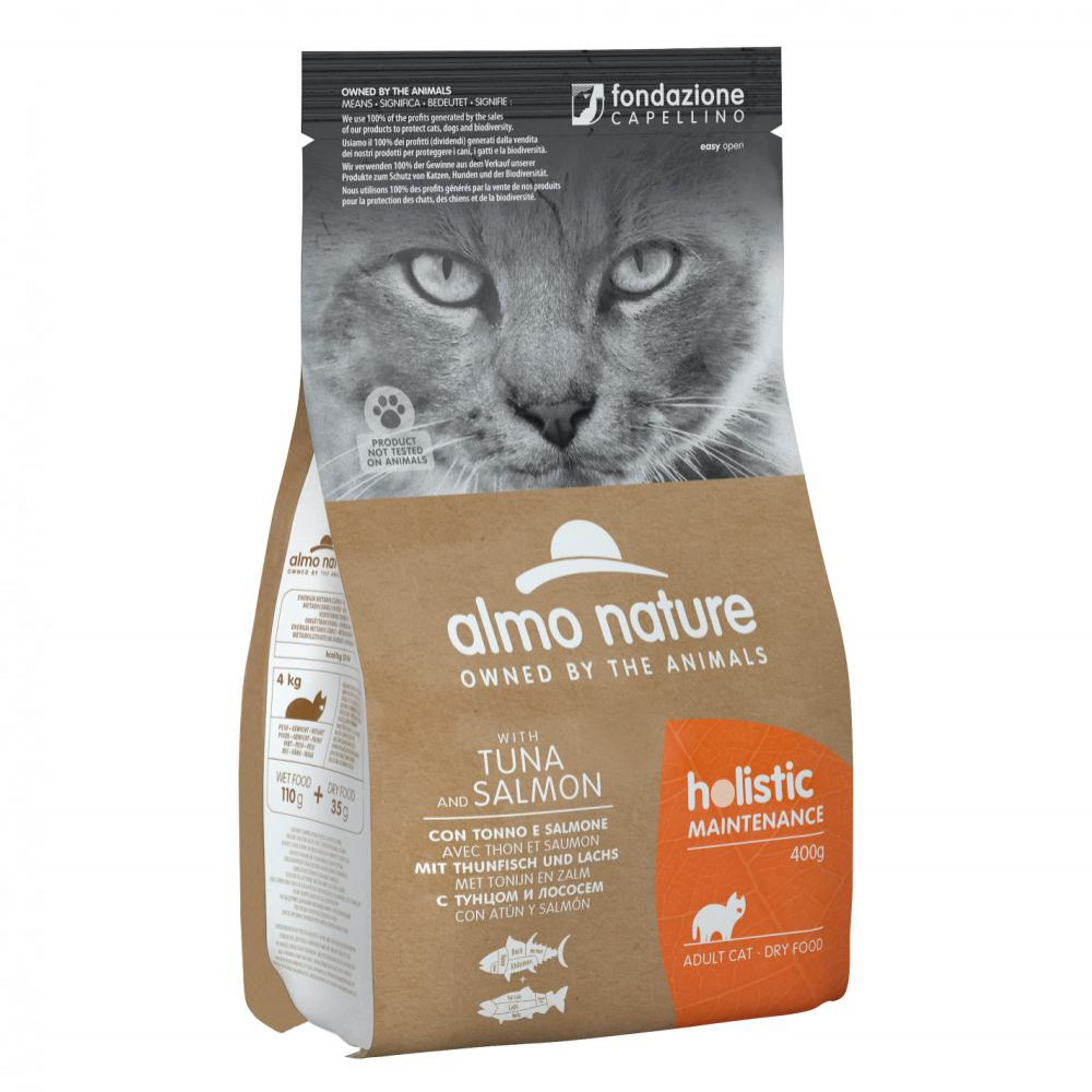 Almo Nature Holistic Cat Tuna & Salmon 0,4 кг (8001154127546) - зображення 1