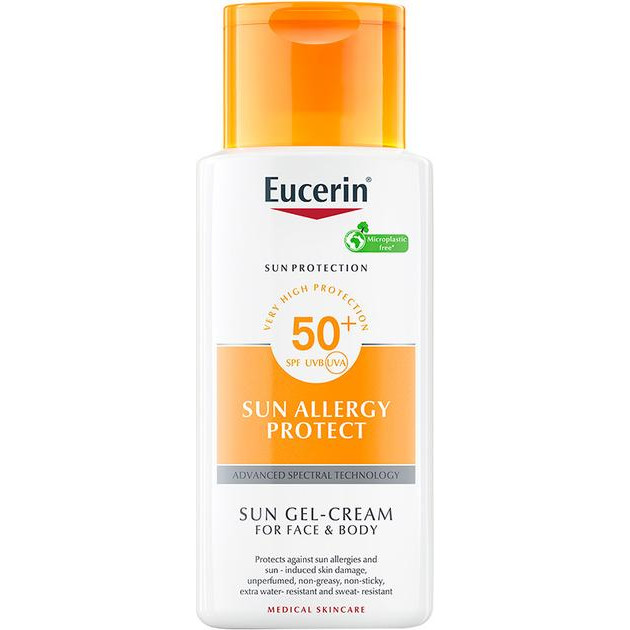 Eucerin Солнцезащитный кремовый гель  Sun Allergy Protect SPF 50 150 мл (4005808581184) - зображення 1