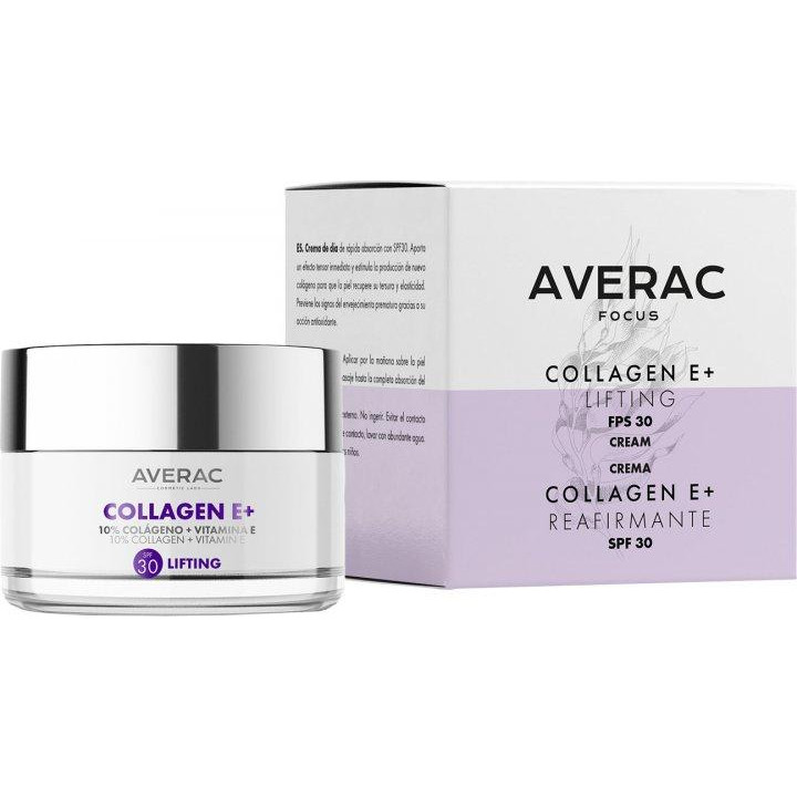 Averac Дневной лифтинг-крем Аverac Focus Collagen E+ SPF30 c коллагеном 50 мл (8437018454167) - зображення 1