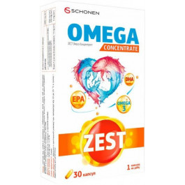   Schonen ZEST® Omega Concentrate 30 капсул (7640158264294)