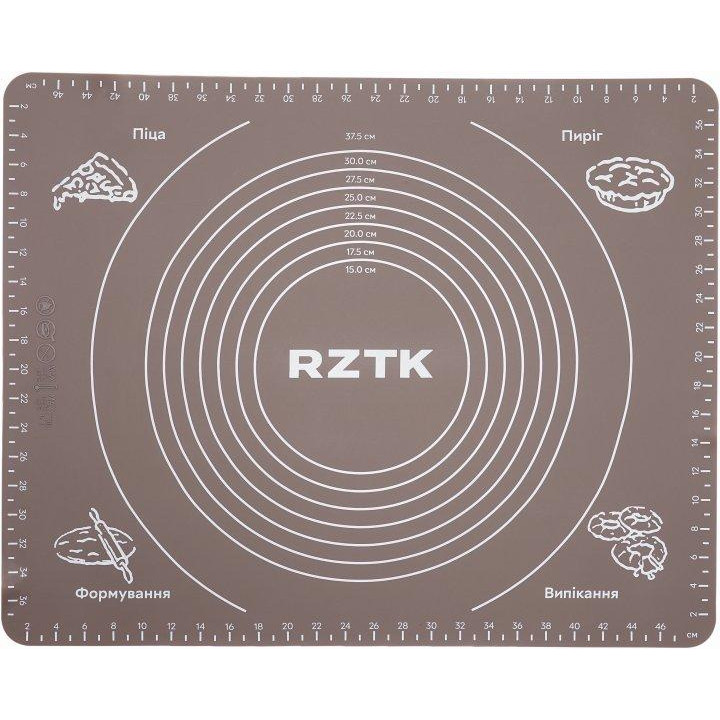 RZTK Коврик для формовки и выпечки теста  силиконовый 400х500 мм Coffee (CM-409С) - зображення 1