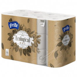 Grite Туалетная бумага рулонная на гильзе Ecological Plius трехслойная 24 шт. (4770023350265)