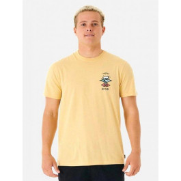   Rip Curl Футболка  Search Icon Tee CTESV9-9746 S Жовта (9359082318666)