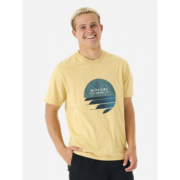 Rip Curl Футболка  Fill Me Up Tee 03YMTE-9746 S Желтая (9359082285593) - зображення 1