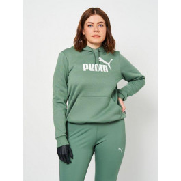   PUMA Худи  Ess Logo Hoodie Fl (S) 58678948 XXS Eucalyptus (4099683637296)