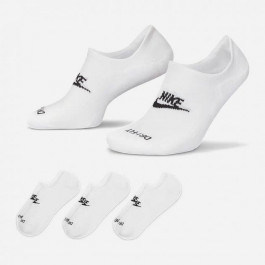   Nike Набір шкарпеток  U Nk Evryday Plus Cush Footie DN3314-100 L 3 пари White/Black (195244777082)