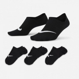   Nike Набір шкарпеток  U Nk Everyday Plus Ltwt Footie SX5277-011 L 3 пари Black/White (194958595418)