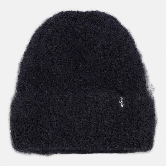 Levi's Шапка женская  Women's Fuzzy Beanie 235530-208-59 One size Regular Black (7626725545966) - зображення 1