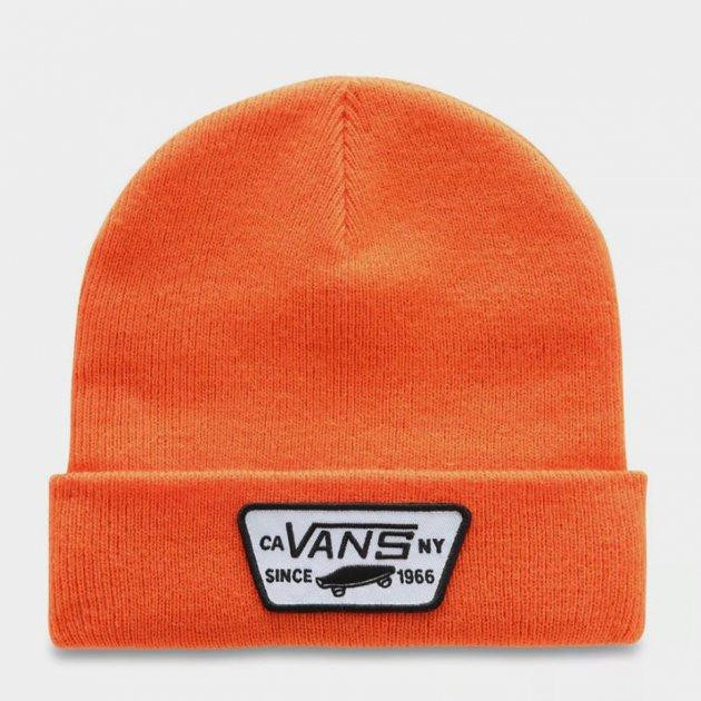 Vans Шапка мужская  Milford Beanie VN000UOUFLM1 One Size Оранжевая (195441352273) - зображення 1