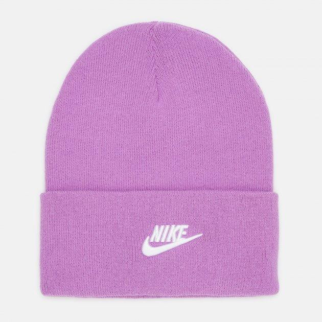 Nike Шапка  U Nk Peak Beanie Tc Fut L FB6528-532 One Size Midnight Navy/Metallic Silver (0196606886985) - зображення 1