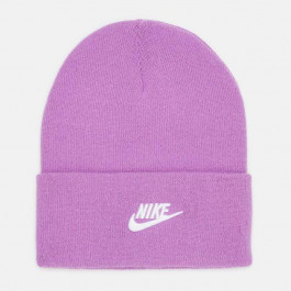   Nike Шапка  U Nk Peak Beanie Tc Fut L FB6528-532 One Size Midnight Navy/Metallic Silver (0196606886985)