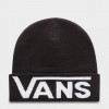 Vans Шапка мужская  Drop V Tall Cuff Beanie VN0A5FI3BLK1 One Size Черная (195441352945) - зображення 1