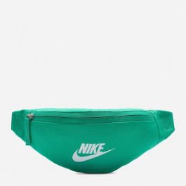   Nike Спортивна сумка бананка на пояс тканинна  NKHERITAGE S WAISTPACK DB0488-324 Зелена/Біла (19697457216