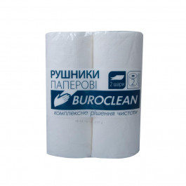   Buroclean Бумажные полотенца , на гильзе, 2 слоя, 2 рул, белый (10100400)