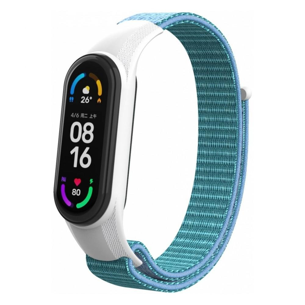 ArmorStandart Ремінець до фітнес браслета  нейлоновий для Xiaomi Mi Band 7/6/5/4 Light Blue (ARM69066) - зображення 1