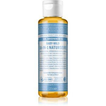 Dr. Bronner's Baby-Mild рідке універсальне мило без ароматизатора 120 мл - зображення 1