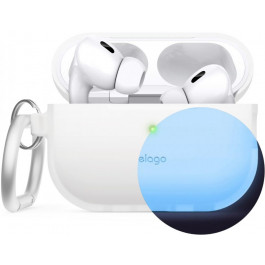   Elago Silicone Hang Case for Airpods Pro 2nd Gen, Nightglow Blue (EAPP2SC-HANG-LUBL)