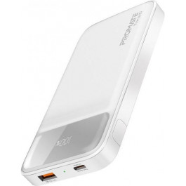   Promate Torq-10 10000 mAh USB-C PD USB-А QC3.0 White (torq-10.white)