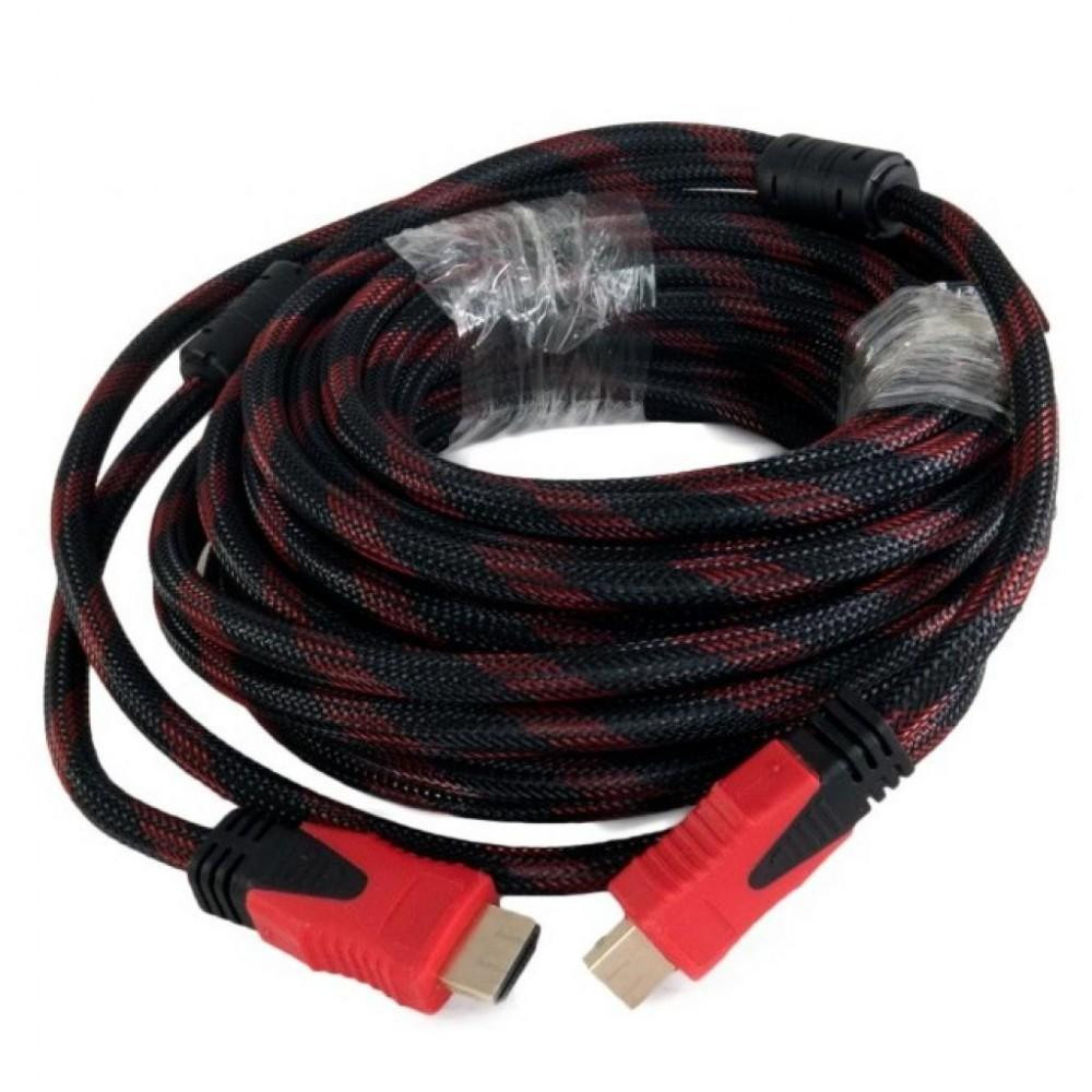 ExtraDigital HDMI М-М 10m Black/Red (KBH1748) - зображення 1