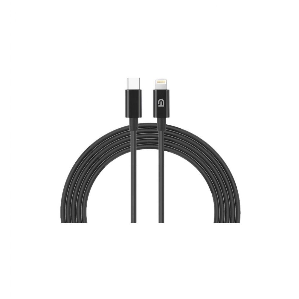 ArmorStandart AMQGJ2B Lightning to USB-C 1m Black (ARM64293) - зображення 1