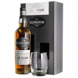   Glengoyne Віскі  Time Keeper 12 років 0,7 л + склянка в коробці, 1 шт (5010852045765)