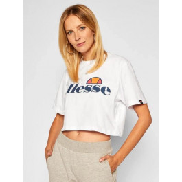   Ellesse Футболка бавовняна оверсайз коротка жіноча  Alberta Cropped Tee SGS04484-908 14 Біла (5057677004133)