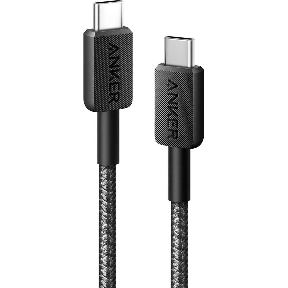 Anker USB-C to USB-C 0.9m Black (A81F5G11) - зображення 1