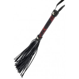   Dream toys Флогер Blaze Luxury Fetish Whip 21349, чорний (8719632672128)