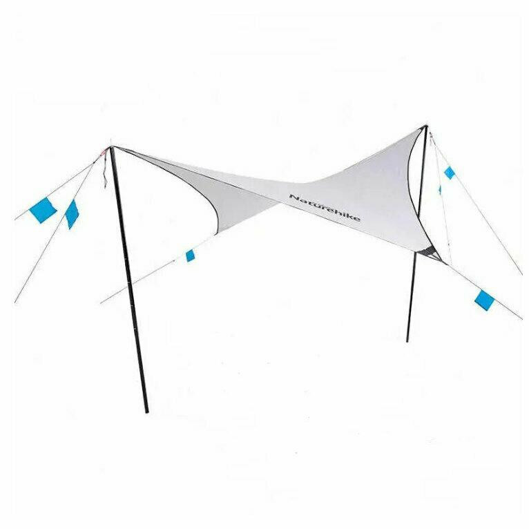 Naturehike Cloud Fly Sliver Coated Sun Shelter NH19TM003 grey - зображення 1