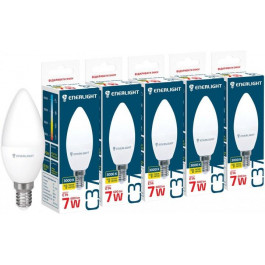   Enerlight LED C37 7W 3000K E14 5 шт (C37E147SMDWFRR)