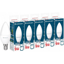 Enerlight LED C37 9W 4100K E14 набор 5 шт (C37E149SMDNFRR)