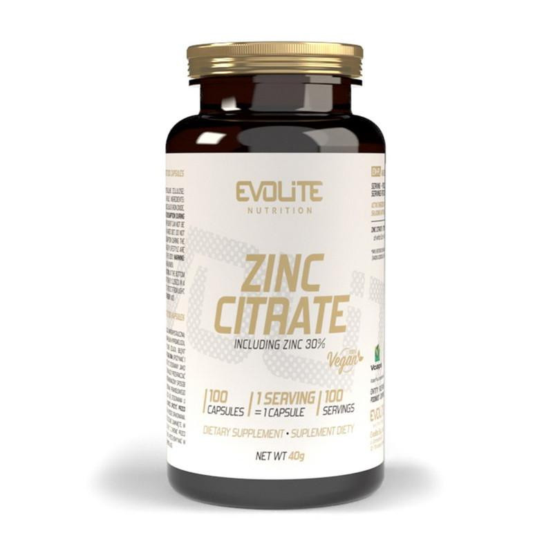 Evolite Nutrition Zinc Citrate (100 veg caps) - зображення 1