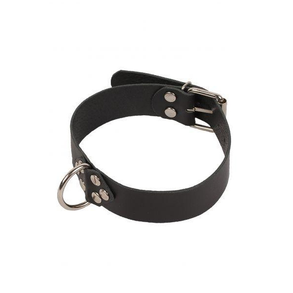 Slash Нашийник Leather Collar, Black шкіра (IODU-280172) - зображення 1