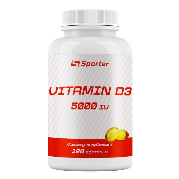 Sporter Vitamin D3 5000 ME 120 софт гель - зображення 1