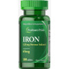 Puritan's Pride Iron Ferrous Sulfate 65 mg - 100 Tablets - зображення 1