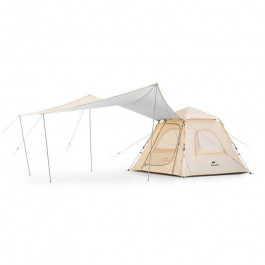   Naturehike Ango 3P Tent with hall pole CNK2300ZP014 / beige