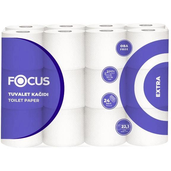 Focus Туалетний папір  Extra 22.1 м 2 шару 24 рулони (8690536010523) - зображення 1